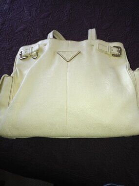 Prada Vitello Daino Side Pocket Tote